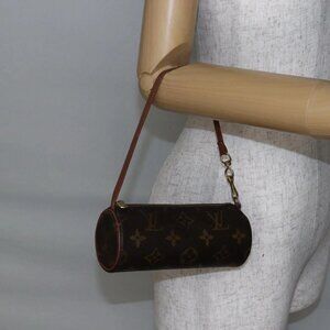 LOUIS VUITTON Monogram Papillon Pouch LV Auth